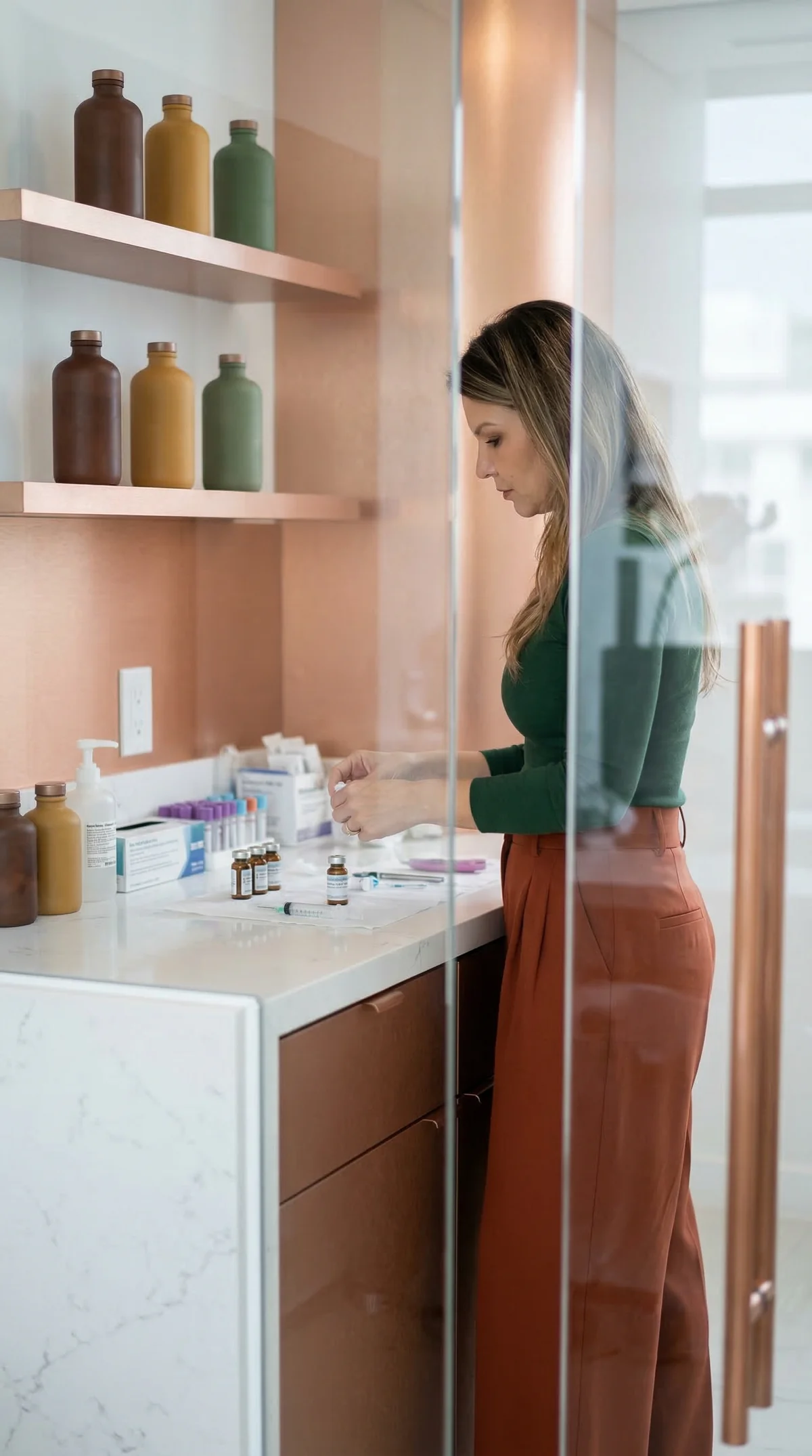 Dr. V in a detailed thyroid care consultation